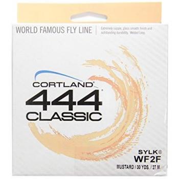 Cortland Línea De Pesca A Mosca Sylk WF 27 M - Cortland 444 Classic Sylk Floating Fly Line - WF2F - Mustard