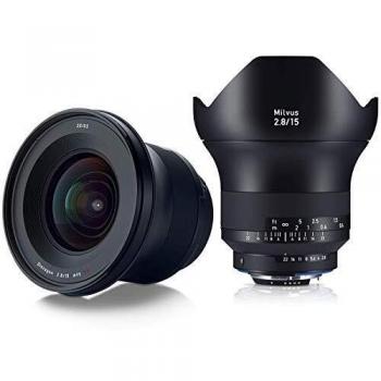 Carl Zeiss Milvus 2.8/15mm ZF.2 SLR Super Wide Lens Black - Camera Lenses and Filters