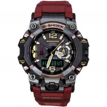 Casio G-Shock Mudmaster Solar Analog-Digital Men's Watch with Smartphone Link, Black Dial, 200M Water Resistance