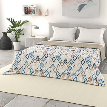 Colcha de verano estampada Jolly de microfibra, matrimonial 250x240cm