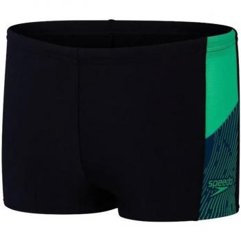 Bañador de natación Speedo Dive Aquashort niño negro/verde