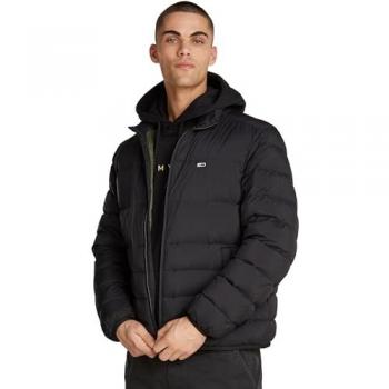 Tommy Jeans Packable Down Jacket - Black - XL - Men's Insulated Coat
