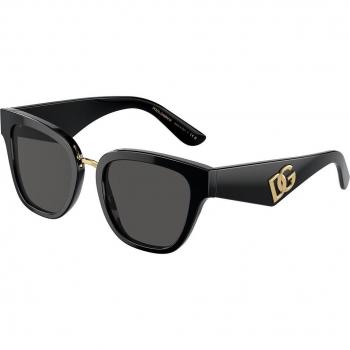 Dolce & Gabbana DG4437 Butterfly Black Women's Sunglasses
