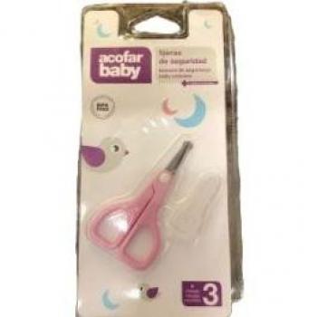Acofarbaby Tijeras De Seguridad Rosa