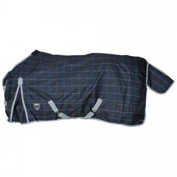 Horka impermeable Alfombra 600d Ripstop caballo de forro polar capucha de protección Cover, azul
