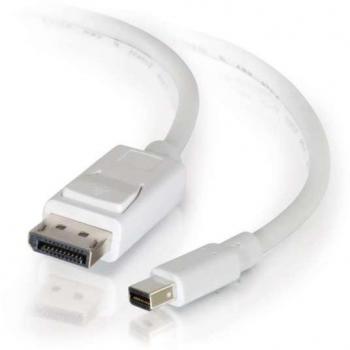 C2G 84297 1m Mini DisplayPort to DisplayPort Adapter Cable M/M - White
