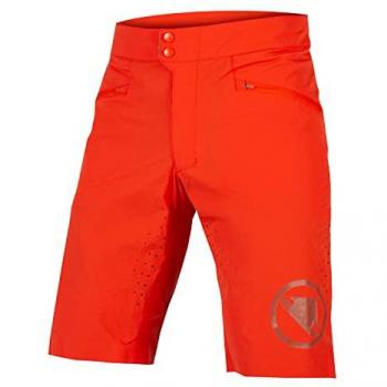 Pantalones Cortos Endura Singletrack Lite Short Fit XL sin badana naranja