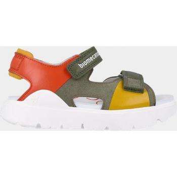 Biomecanics Sandalia Abierta 242272-A Militar (25) - Sandalia abierta para niños, diseño militar, suela antideslizante, cierre de velcro, material transpirable, plantilla acolchada para mayor comodidad