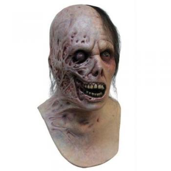 Máscara de zombie quemado adulto Halloween - Única