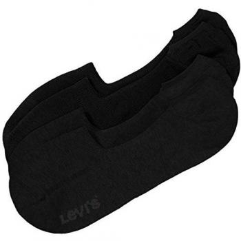 Levi's Levis 168SF NO Show 2P Calcetines Cortos, Schwarz