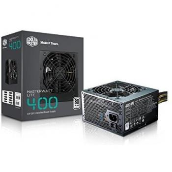 Cooler Master MasterWatt Lite Unidad de Fuente de alimentación 400 W 20+4 Pin ATX ATX Negro