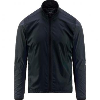 Chaqueta de hombre Briko Reflective Wind, cortavientos fina, color negro, talla S