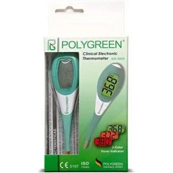 Polygreen Termómetro Digital con Punta Flexible y Pantalla Grande