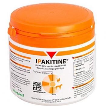 Suplemento Alimenticio Vetoquinol Ipakitine en Polvo para el Soporte de la Función Renal - 300g