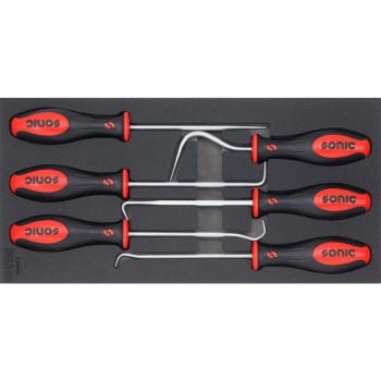 Inserto para carro de herramientas SONIC 600623 - Módulo herramientas con un diseño específico para organizar y almacenar herramientas, fabricado en material resistente, compatible con carros de herramientas SONIC, incluye compartimentos personalizados