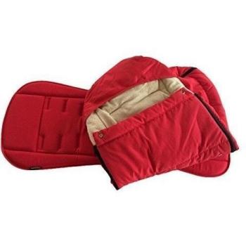 EasyWalker ej ej 10018 10013 junio Paquete SetSaco y el cochecito de depósito, rojo