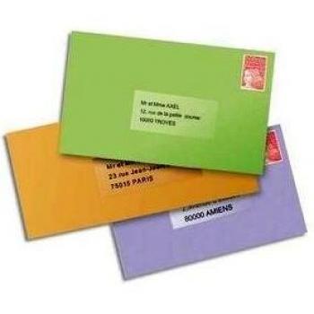 Avery ZWECKFORM - Lote de 3 fundas de 200 etiquetas de inyección de tinta invisible 99.1X67.7 J8565