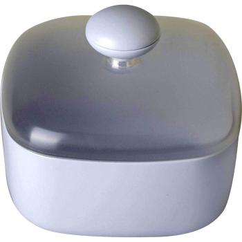 Vigar Taula Salero de Cocina Plástico Blanco 13.2x13.2x11.6 cm