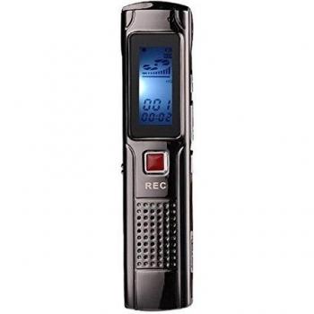 Ularma Moda Acero grabación Mini Digital voz grabadora Audio grabadora MP3 estéreo reproductor de 8GB