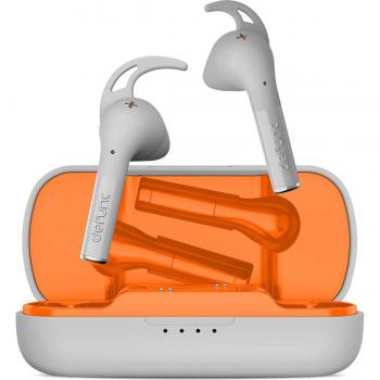 Auriculares Inalámbricos Defunc True Sport IPX5 con Micrófono, 30h de Duración de Batería y Control Táctil - Grises