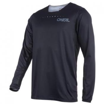 Maillot MTB Element FR Plain V.22 Negro Talla S - Tejido Transpirable, máxima Libertad de Movimiento