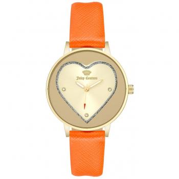 Juicy Couture Women's Pocket Watch JC1234GPOR (38 mm) Gold/Transparent