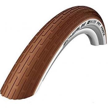 Schwalbe Fat Frank 26x2.35 K-Guard Urban Tire with Reflective Brown/Whitewall
