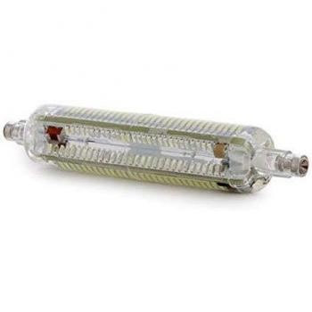 Greenice | Bombilla de LEDs R7S Silicona 120Mm 360º SMD3014 10W 1000Lm 50.000H | Blanco Frío