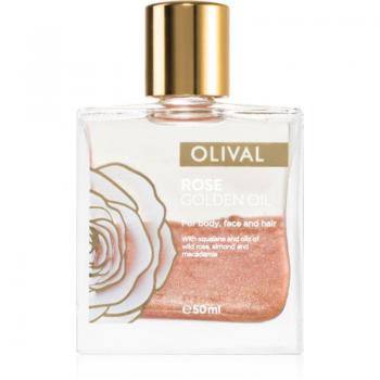 Olival Rose Gold Glitter Oil for Face, Body, and Hair 50 ml