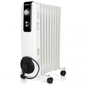 Radiador de Aceite Orbegozo RH2000, 9 Elementos, 2.000W, Termostato Regulable, 3 Niveles de Potencia (800W-1200W-2000W)