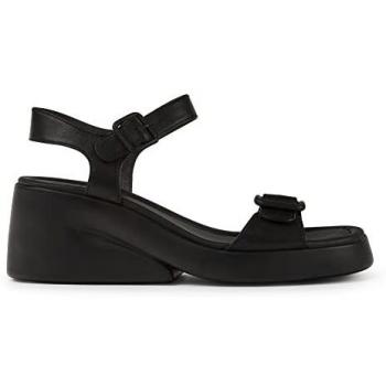 CAMPER Kaah Sandals for Women in Black Smooth Leather - Size 38