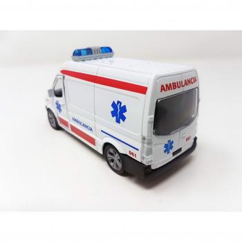 175| COCHE DE METAL AMBULANCIA