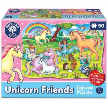 Puzzle de 50 Piezas Amigos Unicornio Orchard (4 Años+)