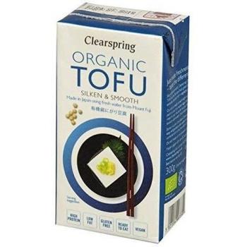 Tofu sedoso japonés Clearspring, 300g