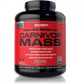MuscleMeds Carnivor Mass Chocolate Fudge Powder 2.5Kg
