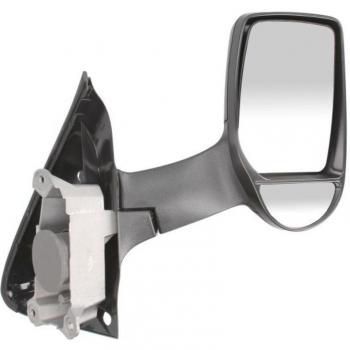 Retrovisor exterior MAGNETI MARELLI 182203226970 - Espejo retrovisor con carcasa negra, ajuste manual, vidrio convexo, compatible con múltiples modelos de vehículos