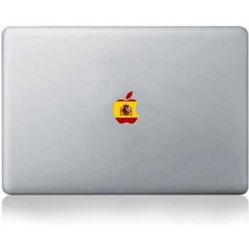 Apple Flag of Spain Macbook Sticker / Decal in Vinile per Macbook