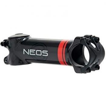 Cinelli Neos Bicycle Stem Tallo de Bicicleta, Unisex, Negro/Rojo, 90 mm