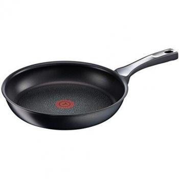 Tefal Expertise - Sartén, 32 cm, inserción de titanio, base de inducción de 4,5 mm, indicador de temperatura Thermospot, color negro