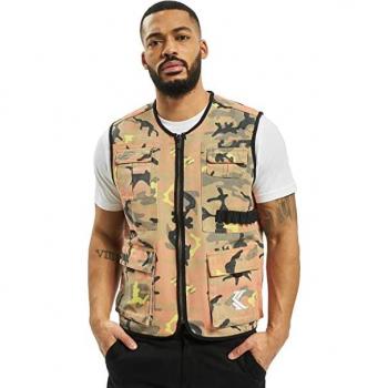Chaleco sin mangas Karl Kani Camo Utility Multicolor para hombre
