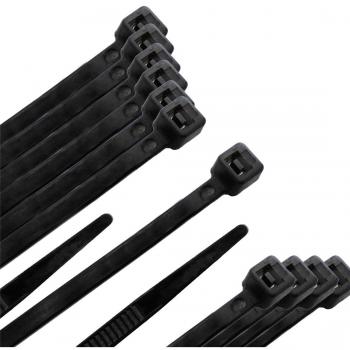 Bridas de Nylon 100% Negras 2,5 x 160 mm (Bolsa 100 Unidades)