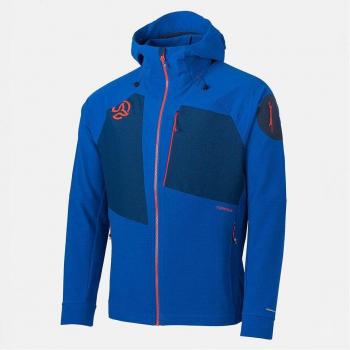 Ternua - Chaqueta de hombre Demin Hard Hood Jkt M Ternua, chaqueta softshell, color azul, talla S