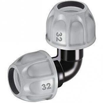 Gomito Claber 90270 1 (32mm) para Tubo de Polietileno - Raccordo de Irrigación Interrata y Goteo