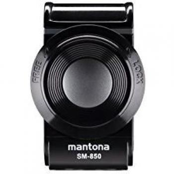 Soporte giratorio para smartphone Mantona SM-850 con rosca interna 1/4 (rango de sujeción de 55-85 mm) negro