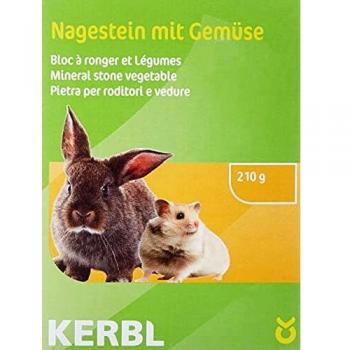 Kerbl 83140 Piedra para roedores con Verduras, 210 g