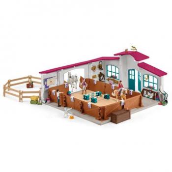 Picadero Cubierto Peppertree - Set de Juguetes Horse Club con 179 Piezas y Accesorios para Niños a Partir de 5 Años