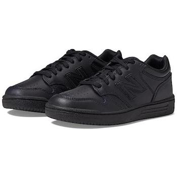 New Balance Kids' 480 Black Sneakers, Size 29, Unisex Casual Skate Shoes