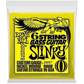 Ernie Ball Slinky Nickel Plated 6-String Bass and Baritone String Set