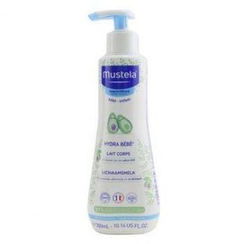Mustela Lait Hydra 300ml - Leche hidratante para el cuerpo, formulada especialmente para bebés, con ingredientes naturales que nutren y suavizan la piel, textura ligera y de rápida absorción, hipoalergénica y