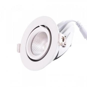 Foco Downlight LED 9W 900Lm 4000ºK Circular Orientable 40.000H